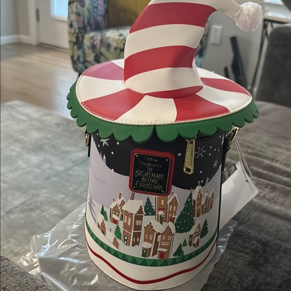 Disney Black and White Nightmare Before Christmas Bag loungefly - Picture 3 of 7